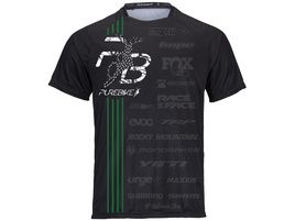 Kenny Maillot PureBike Manches Courtes Noir