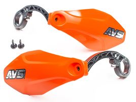 AVS Protège mains avec pattes plastique - Orange