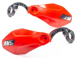 AVS Protège mains avec pattes plastique - Rouge