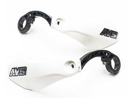 AVS Protège mains avec pattes plastique - Blanc