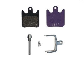 Hope Plaquettes de frein pour étrier XCR et Race X2 - Violettes (Organique support alu) 2025