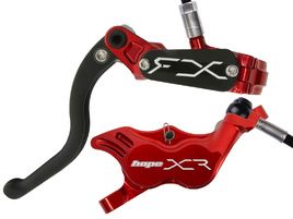 Hope Frein à disque avant XCR PRO E4 Rouge 2025