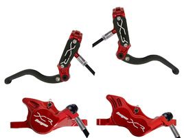 Hope Paire de freins à disque XCR PRO E4/X2 Rouge 2025