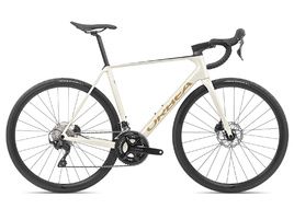 Orbea Vélo de Route Orca M30 – Ivory White- Burgundy / Vulcano 2024