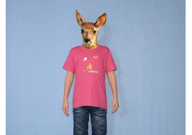Pure Gear T-shirt Chasse au Papillon Rose