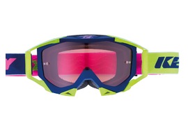 Kenny Masque Titanium Bleu marine / Lime / Rose