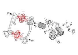 Sram Galets 11 dents pour X0 10 vitesses (2008-2012)