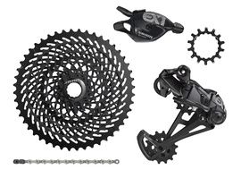 Sram Mini Groupe EX1 1x8v pour moteur Bosch Noir