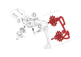 Sram Kit chape interne + galets pour X01 DH