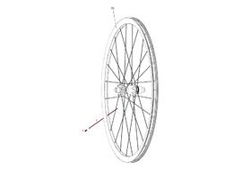 Sram Kit de 3 rayons pour Rail 50