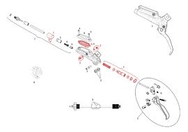 Sram Kit piston pour levier Guide R / RE, Code R et DB5
