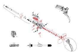 Sram Kit piston pour levier Guide RSC / Ultimate, Code RSC