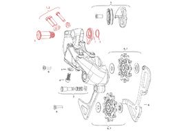 Sram Kit vis + butée pour dérailleur arrière 1X11v GX