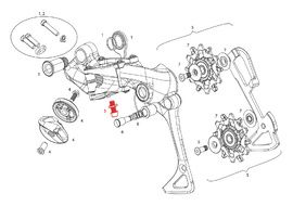 Sram Vis de Serrage de Câble pour Dérailleur Arrière 11v X01 / X1