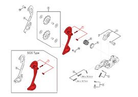 Shimano Chape Externe pour Dérailleur XT M780
