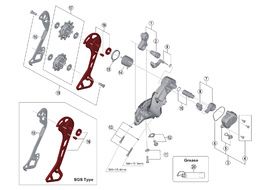 Shimano Chape Externe pour Dérailleur XT M8000