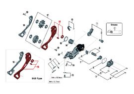 Shimano Chape Externe pour Dérailleur XTR M9000