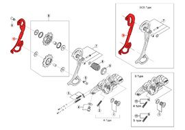 Shimano Chape Interne pour Dérailleur XT M772