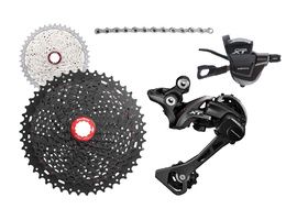 Shimano Mini Groupe XT M8000 1x11v avec Cassette Sunrace MX8 2022