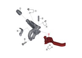 Shimano Levier Aluminium pour XT M8000
