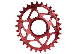 Absolute Black Plateau ovale Narrow Wide Direct Mount pour Race Face Rouge 2025