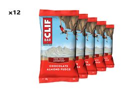 Clif Bar Boite de 12 barres énergétiques goût chocolat amandes