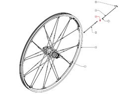Crank Brothers Rondelle de tête de rayon