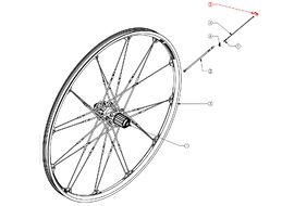 Crank Brothers Cylindre pour rayon (2 trous)