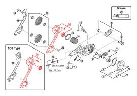Shimano Chape Externe pour Dérailleur XT M786