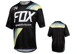 Fox Maillot Demo Drafter manches courtes – Noir – L