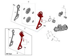 Shimano Chape externe pour dérailleur Ultegra Di2 R8050