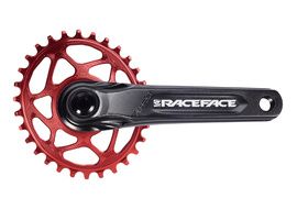 Race Face Pédalier Aeffect Cinch DM + Plateau Ovale Absolute Black Rouge 2024