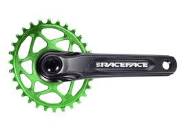 Race Face Pédalier Aeffect Cinch DM + Plateau Ovale Absolute Black Vert 2024
