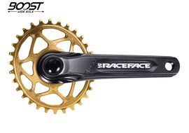 Race Face Pédalier Aeffect Cinch DM + Plateau Ovale Boost Absolute Black Or 2024