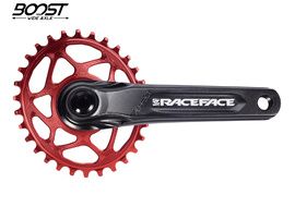 Race Face Pédalier Aeffect Cinch DM + Plateau Ovale Boost Absolute Black Rouge 2024