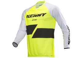 Kenny Maillot Defiant Jaune Fluo – Taille XL