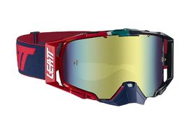 Leatt Masque Velocity 6.5 Iriz - Bleu Marine/Rouge - Ecran Bronze 2021