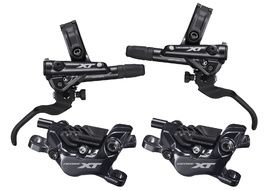 Shimano Paire de Freins à disques XT M8120 4 pistons Noir 2023