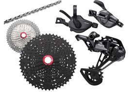 Shimano Mini Groupe XT M8100 1x12v avec Cassette Sunrace MZ90 2023