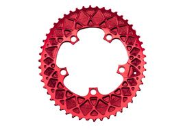 Absolute Black Plateau Ovale Premium - 5 trous 110 mm pour Sram - Rouge 2025