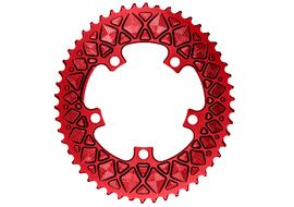Absolute Black Plateau Ovale Premium - 5 trous 110 mm (non Sram) - Rouge 2025