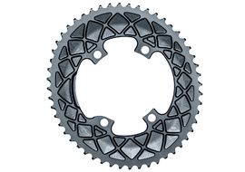 Absolute Black Plateau Ovale Premium - 4 trous 110 mm M9100/8000 - Gris 2025