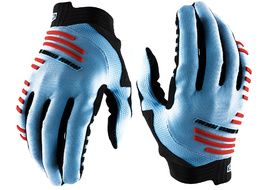 100% Gants R-Core Charcoal Blue/Red