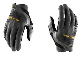 100% Gants R-Core Charcoal – Taille S