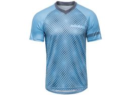 Absolute Black Maillot Manches Courtes Trail Enduro Bleu