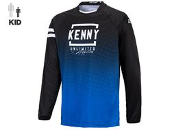 Kenny Maillot Elite Enfant Blue Black