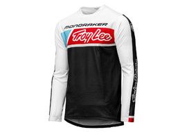 Mondraker Maillot Troy Lee Design Sprint Manche Longues Blanc