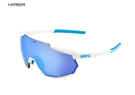 100% Lunettes Racetrap Movistar Team White – Hiper Blue