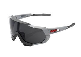 100% Lunettes Speedtrap Soft Tact Stone Grey – Smoke