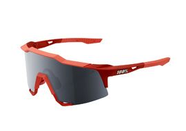 100% Lunettes Speedcraft Soft Tact Coral - Black Mirror